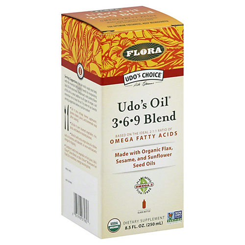Miniature peeling uvidenhed Flora Udo's Choice Oil 3-6-9 Blend - Shop Diet & Fitness at H-E-B