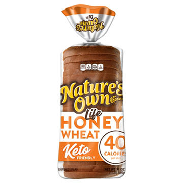 Nature's Own Life 40 Calorie Honey Wheat Sliced Bread
