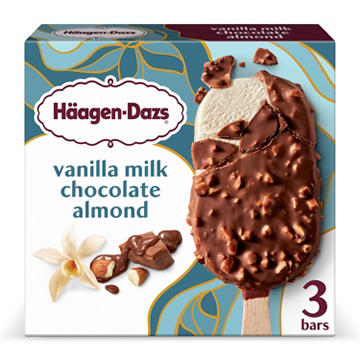 Häagen-Dazs Vanilla Milk Chocolate Almond Ice Cream Bars