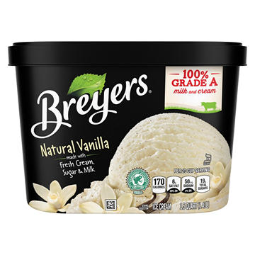 Breyers Natural Vanilla Ice Cream