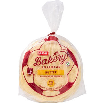 H-E-B Bakery Butter Flour Tortillas