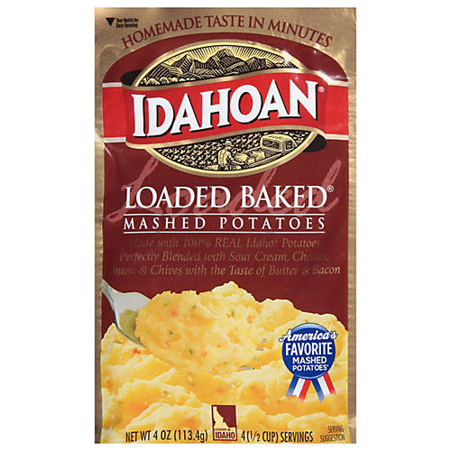 Idahoan Mashed Potatoes, Roasted Garlic, Family Size