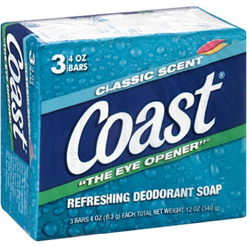 Coast Original Eye Opener Classic Pacific Force Scent Refreshing Deodorant Soap