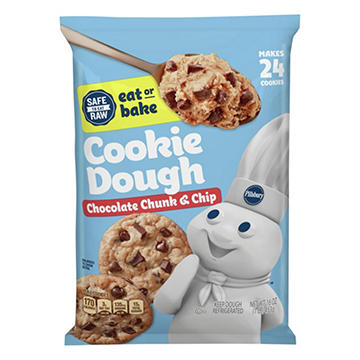Pillsbury Ready to Eat or Bake Cookie Dough - Chocolate Chunk & Chip