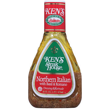 Ken's Steak House Northern Italian with Basil & Romano Dressing