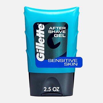 Gillette After Shave Gel for Men, Calms, Soothes & Refreshes Sensitive Skin, Light Fragrance