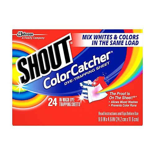 Shout Color Catcher In Wash Dye Trapping Stain Remover, 24 ct - Kroger