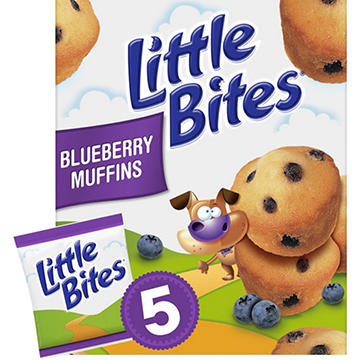 Entenmann's Little Bites Blueberry Mini Muffins Snack Packs