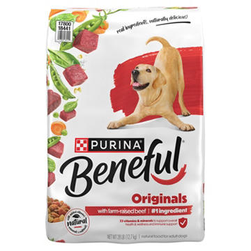 Beneful Purina Originals Natural Dog Food Dry Recipe - Farm-Raised Beef