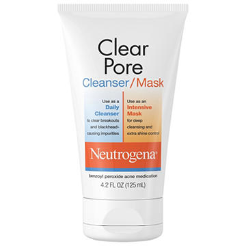 Neutrogena Clear Pore 2-in-1 Cleanser & Clay Face Mask