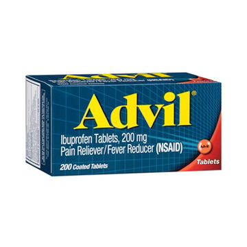 Advil Pain Reliever and Fever Reducer, Ibuprofen 200mg for Pain Relief