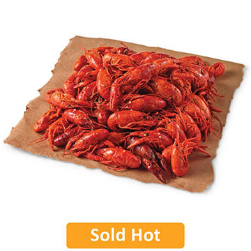 Bayou Boil House by H-E-B Cajun-Seasoned Cooked Crawfish (Sold Hot)