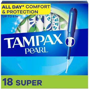 Tampax Pearl Leakguard Protection Tampons Unscented - Super
