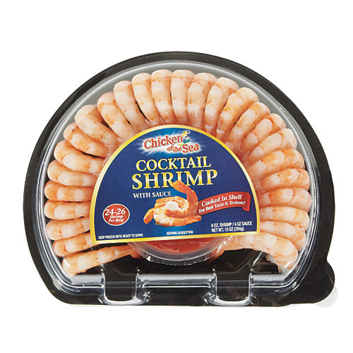 Frozen Natural Shrimp Ring with Cocktail Sauce