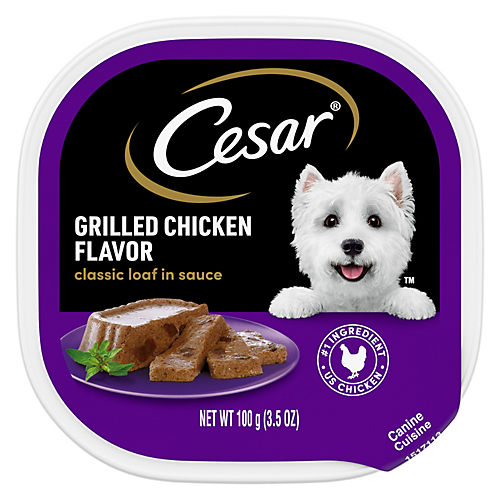 Cesar puppy 2025 food feeding guide