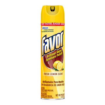 Favor Fresh Lemon Brilliant Shine Furniture Polish Spray