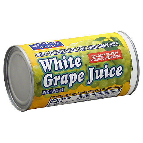 Frozen grape juice clearance concentrate