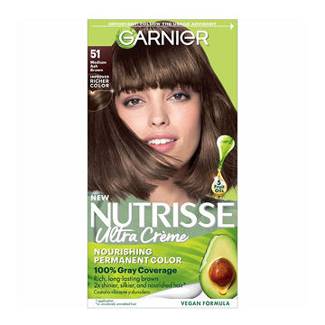 Garnier Nutrisse Nourishing Hair Color Creme - 535 Med Gold Mahogany Brown (Chocolate Caramel)