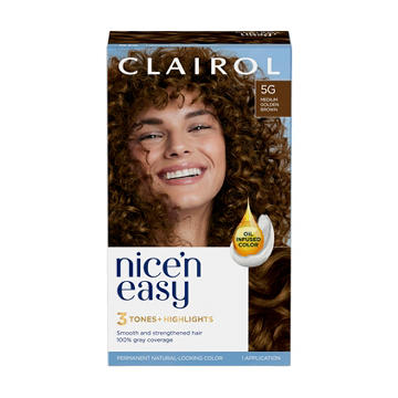 Clairol Nice 'N Easy Permanent Hair Color - 5G Medium Golden Brown