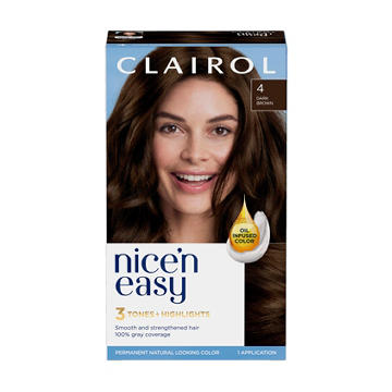Clairol Nice 'N Easy Permanent Hair Color - 4 Dark Brown