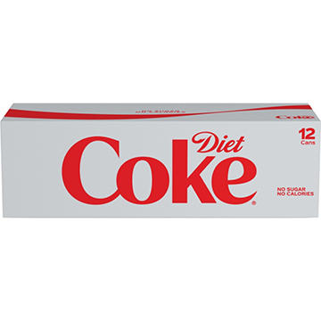 Diet Coke Soda Soft Drink 12 pk Cans
