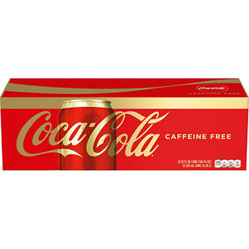 Coca-Cola Caffeine Free Soda Soft Drink 12 pk Cans
