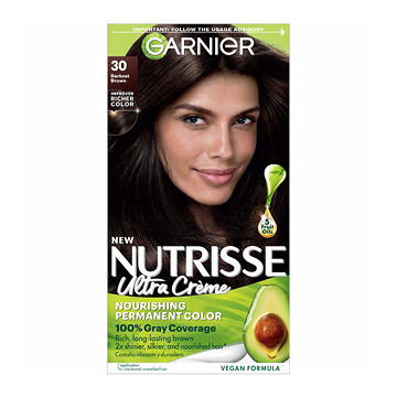 Garnier Nutrisse Nourishing Hair Color Creme - 535 Med Gold Mahogany Brown (Chocolate Caramel)