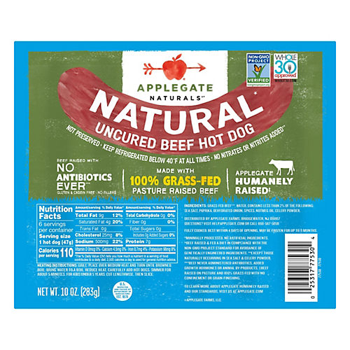 Products - Hot Dogs - The Great Organic Turkey Hot Dog - Applegate