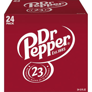 Dr Pepper Soda 24 pk Cans