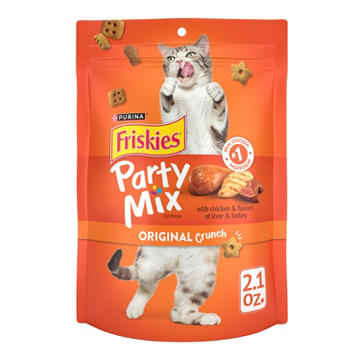 Friskies Purina Cat Treats Party Mix - Original Crunch