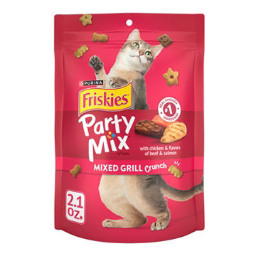 Friskies Purina Cat Treats Party Mix - Mixed Grill Crunch