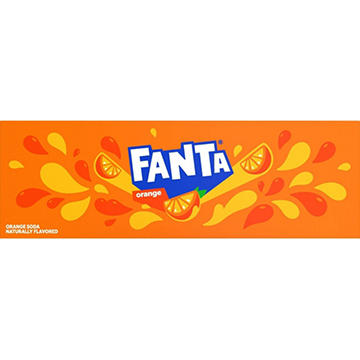 Fanta Orange Soda Soft Drink Fridge Pack 12 pk Cans