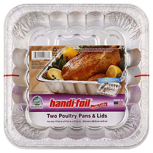 Handi-foil® Cook-n-Carry Half Sheet Cake Pan and Lid - Silver, 1 pk / 17.1  x 12.3 in - Kroger