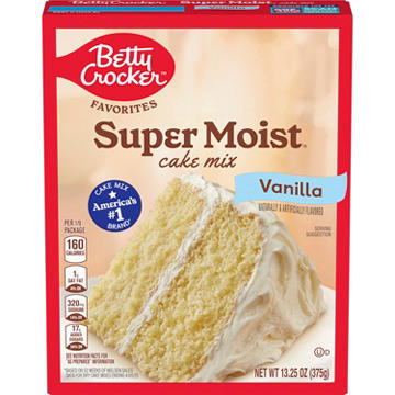 Betty Crocker Super Moist Vanilla Cake Mix