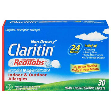 Claritin RediTabs 24 Hour Allergy Relief Tablets