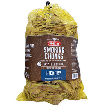 H-E-B Natural Hickory Wood Smoking Chunks