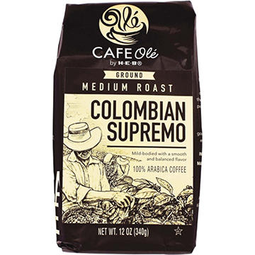 CAFE Olé by H-E-B Medium Roast Colombian Supremo Ground Coffee