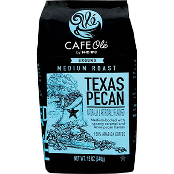 CAFE Olé by H-E-B Texas Pecan Medium Roast Ground Coffee