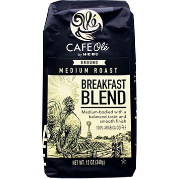 CAFE Olé by H-E-B Medium Roast Breakfast Blend Ground Coffee