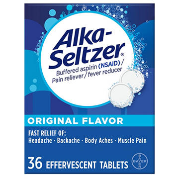 Alka-Seltzer Pain & Fever Relief Effervescent Tablets - Orginal 