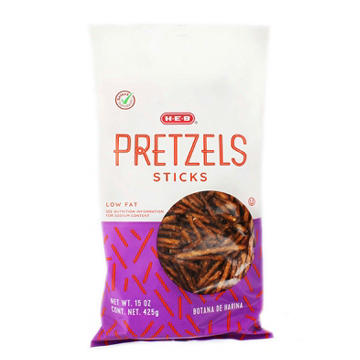 H-E-B Low Fat Pretzel Sticks