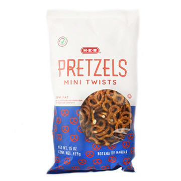 H-E-B Low Fat Mini Pretzel Twists