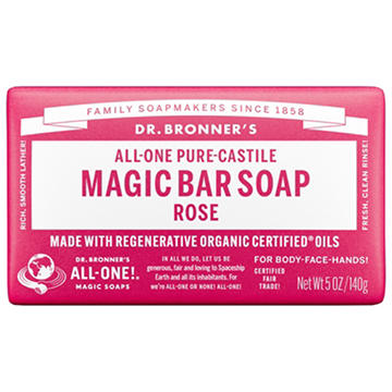Dr. Bronner's Magic Soaps All-One Hemp Rose Pure-Castile Soap