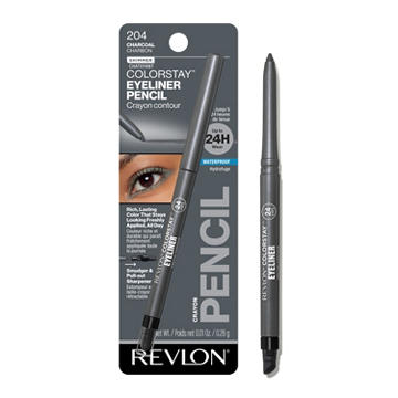 Revlon ColorStay Eyeliner Pencil, 204 Charcoal