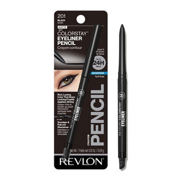 Revlon ColorStay Eyeliner Pencil, 201 Black