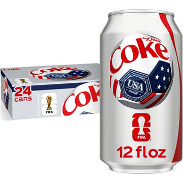 Diet Coke Soda Soft Drink 24 pk Cans