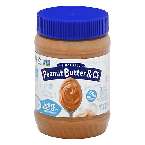 Peanut Butter & Co. White Chocolate Wonderful Peanut Butter - Shop Peanut  Butter at H-E-B