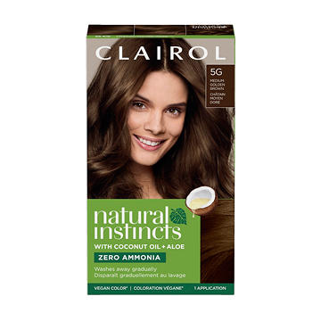 Clairol Natural Instincts Vegan Demi-Permanent Hair Color - 5G Medium Golden Brown