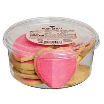 Iced Pink Heart Mother's Day Cookies