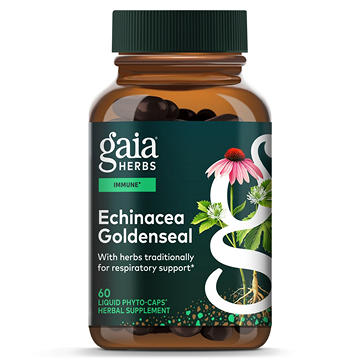 Gaia Herbs Echinacea Goldenseal Vegetarian Liquid Phyto-Caps